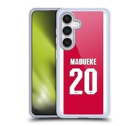 Head Case Designs Officially Licensed Arsenal FC Noni Madueke 2025/26 Players Home Kit 1st Group Gel Case [Military Grade Protection] Compatible With Samsung Galaxy S24 5G