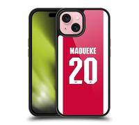 Head Case Designs Officially Licensed Arsenal FC Noni Madueke 2025/26 Players Home Kit 1st Group Gel Armour Case [Military Grade Protection] Compatible With Apple iPhone 15