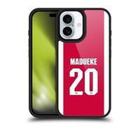 Head Case Designs Officially Licensed Arsenal FC Noni Madueke 2025/26 Players Home Kit 1st Group Gel Armour Case [Military Grade Protection] Compatible With Apple iPhone 16