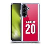 Head Case Designs Officially Licensed Arsenal FC Noni Madueke 2025/26 Players Home Kit 1st Group Gel Case [Military Grade Protection] Compatible With Samsung Galaxy S24+ 5G