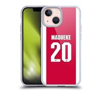 Head Case Designs Officially Licensed Arsenal FC Noni Madueke 2025/26 Players Home Kit 1st Group Gel Case [Military Grade Protection] Compatible With Apple iPhone 13 Mini