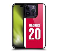 Head Case Designs Officially Licensed Arsenal FC Noni Madueke 2025/26 Players Home Kit 1st Group Gel Armour Case [Military Grade Protection] Compatible With Apple iPhone 14 Pro