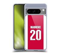 Head Case Designs Officially Licensed Arsenal FC Noni Madueke 2025/26 Players Home Kit 1st Group Gel Case [Military Grade Protection] Compatible With Google Pixel 8 Pro