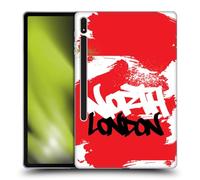 Head Case Designs Officially Licensed Arsenal FC North London Graffiti Art Gel Case [Military Grade Protection] Compatible With Samsung Galaxy Tab S8 Plus