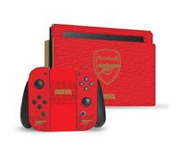 Head Case Designs Officially Licensed Arsenal FC Red and Gold Crest Logos Vinyl Sticker Gaming Skin Decal Cover Compatible With Nintendo Switch Console & Dock & Joy-Con Controller Bundle