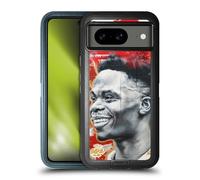 Head Case Designs Officially Licensed Arsenal FC Saka Mural Graffiti Art Ultra-Armoured Shockproof Case [Military Grade Protection] Compatible With Google Pixel 8