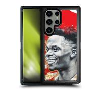 Head Case Designs Officially Licensed Arsenal FC Saka Mural Graffiti Art Ultra-Armoured Shockproof Case [Military Grade Protection] Compatible With Samsung Galaxy S23 Ultra 5G
