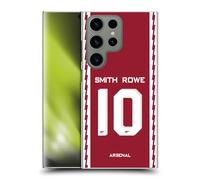 Head Case Designs Officially Licensed Arsenal FC Smith Rowe 2022/23 Players Home Kit Hard Back Case Compatible With Samsung Galaxy S24 Ultra 5G