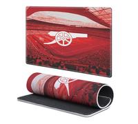 Head Case Designs Officially Licensed Arsenal FC Stadium Crest Logo & Patterns 9.84 x 11.81 x 0.12 inches (250 x 300 mm) - S Gaming Office Desk PC Keyboard Mouse Mat Pad