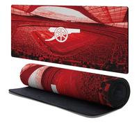 Head Case Designs Officially Licensed Arsenal FC Stadium Crest Logo & Patterns Gaming Office Desk PC Keyboard Mouse Mat Pad 37.4 x 15.75 x 0.16 inches (900 x 400 mm) - XL