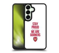 Head Case Designs Officially Licensed Arsenal FC Stay Proud Gunners Gel Armour Case [Military Grade Protection] Compatible With Samsung Galaxy S25