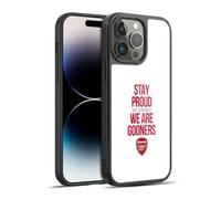 Head Case Designs Officially Licensed Arsenal FC Stay Proud Gunners Gel Armour Case [Military Grade Protection] Compatible With Apple iPhone 14 Pro Max