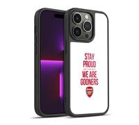 Head Case Designs Officially Licensed Arsenal FC Stay Proud Gunners Gel Armour Case [Military Grade Protection] Compatible With Apple iPhone 14 Pro