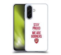 Head Case Designs Officially Licensed Arsenal FC Stay Proud Gunners Gel Case [Military Grade Protection] Compatible With Samsung Galaxy A36 5G