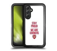 Head Case Designs Officially Licensed Arsenal FC Stay Proud Gunners Ultra-Armoured Shockproof Case [Military Grade Protection] Compatible With Samsung Galaxy A54 5G