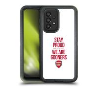 Head Case Designs Officially Licensed Arsenal FC Stay Proud Gunners Ultra-Armoured Shockproof Case [Military Grade Protection] Compatible With Galaxy A33 5G (2022)
