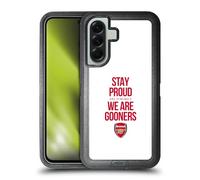Head Case Designs Officially Licensed Arsenal FC Stay Proud Gunners Ultra-Armoured Shockproof Case [Military Grade Protection] Compatible With Samsung Galaxy A56 5G