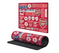 Head Case Designs Officially Licensed Arsenal FC Sticker Collage Crest Logo & Patterns Gaming Office Desk PC Keyboard Mouse Mat Pad 9.84 x 11.81 x 0.12 inches (250 x 300 mm) - S