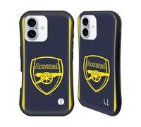 Head Case Designs Officially Licensed Arsenal FC Third 2016/17 Crest Kit Hybrid Case Compatible With Apple iPhone 16