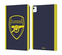 Head Case Designs Officially Licensed Arsenal FC Third 2016/17 Crest Kit Leather Wallet Case Compatible With Apple iPad Air 11 2020/2022/2024/2025
