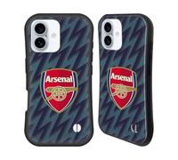 Head Case Designs Officially Licensed Arsenal FC Third 2021/22 Crest Kit Hybrid Case Compatible With Apple iPhone 16
