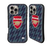 Head Case Designs Officially Licensed Arsenal FC Third 2021/22 Crest Kit Hybrid Case Compatible With Apple iPhone 16 Pro Max