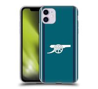 Head Case Designs Officially Licensed Arsenal FC Third 2023/24 Crest Kit Gel Case [Military Grade Protection] Compatible With Apple iPhone 11