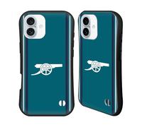 Head Case Designs Officially Licensed Arsenal FC Third 2023/24 Crest Kit Hybrid Case Compatible With Apple iPhone 16 Plus