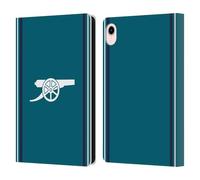 Head Case Designs Officially Licensed Arsenal FC Third 2023/24 Crest Kit Leather Wallet Case Compatible With Apple iPad mini (2021/2024)