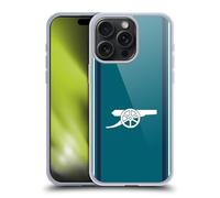 Head Case Designs Officially Licensed Arsenal FC Third 2023/24 Crest Kit Soft Gel Case [Military Grade Protection] Compatible With Apple iPhone 15 Pro Max