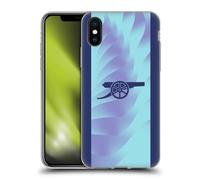 Head Case Designs Officially Licensed Arsenal FC Third 2024/25 Kit Gel Case [Military Grade Protection] Compatible with Apple iPhone X/iPhone XS and Compatible with MagSafe