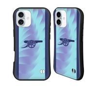 Head Case Designs Officially Licensed Arsenal FC Third 2024/25 Kit Hybrid Case Compatible With Apple iPhone 16 Plus