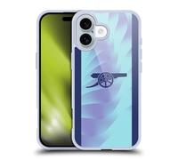 Head Case Designs Officially Licensed Arsenal FC Third 2024/25 Kit Soft Gel Case Compatible With Apple iPhone 16