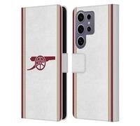 Head Case Designs Officially Licensed Arsenal FC Third 2025/26 Kit Leather Wallet Case Compatible With Samsung Galaxy S25 Ultra