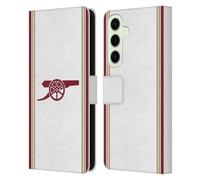 Head Case Designs Officially Licensed Arsenal FC Third 2025/26 Kit Leather Wallet Case Compatible With Samsung Galaxy S25+