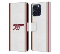 Head Case Designs Officially Licensed Arsenal FC Third 2025/26 Kit Leather Wallet Case Compatible With Samsung Galaxy S25 FE