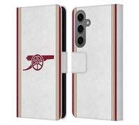 Head Case Designs Officially Licensed Arsenal FC Third 2025/26 Kit Leather Wallet Case Compatible With Samsung Galaxy S25