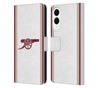 Head Case Designs Officially Licensed Arsenal FC Third 2025/26 Kit Leather Wallet Case Compatible With Samsung Galaxy S25 Edge