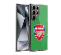 Head Case Designs Officially Licensed Arsenal FC Third Goalkeeper 2016/17 Crest Kit Gel Case [Military Grade Protection] Compatible with Samsung Galaxy S24 Ultra 5G and Compatible with MagSafe