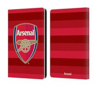 Head Case Designs Officially Licensed Arsenal FC Training Red Crest 2 Leather Wallet Case Compatible With Amazon Kindle Paperwhite 6