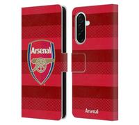 Head Case Designs Officially Licensed Arsenal FC Training Red Crest 2 Leather Wallet Case Compatible With Samsung Galaxy A26 5G