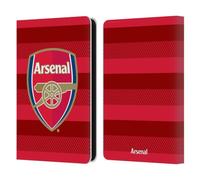 Head Case Designs Officially Licensed Arsenal FC Training Red Crest 2 Leather Wallet Case Compatible With Amazon Kindle 11th Gen 6in 2022