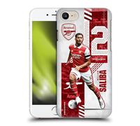 Head Case Designs Officially Licensed Arsenal FC William Saliba 2022/23 First Team Hard Back Case Compatible With Apple iPhone 7/8 / SE 2020 & 2022