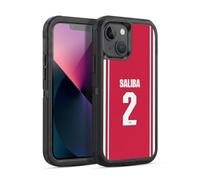 Head Case Designs Officially Licensed Arsenal FC William Saliba 2026/27 Players Home Kit 1st Group Ultra-Armoured Shockproof Case [Military Grade Protection] Compatible With Apple iPhone 13
