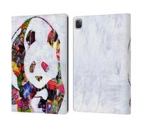 Head Case Designs Officially Licensed Artpoptart Panda Animals Leather Wallet Case Compatible With Apple iPad Pro 13 M4 2024