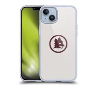 Head Case Designs Officially Licensed AS Roma Maroon Wolf 2024/25 Graphic Logo Gel Case [Military Grade Protection] Compatible With Apple iPhone 14 Plus
