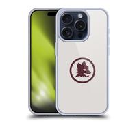 Head Case Designs Officially Licensed AS Roma Maroon Wolf 2024/25 Graphic Logo Gel Case [Military Grade Protection] Compatible with Apple iPhone 15 Pro and Compatible with MagSafe