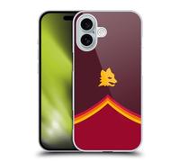 Head Case Designs Officially Licensed AS Roma Wolf Crest Graphics Hard Back Case Compatible With Apple iPhone 16