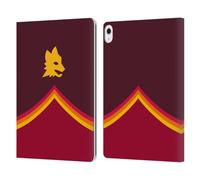 Head Case Designs Officially Licensed AS Roma Wolf Crest Graphics Leather Wallet Case Compatible With Apple iPad Air 13 2024/2025