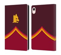 Head Case Designs Officially Licensed AS Roma Wolf Crest Graphics Leather Wallet Case Compatible With Apple iPad mini (2021/2024)